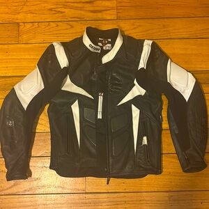 Vintage Oxford leather motorcycle jacket